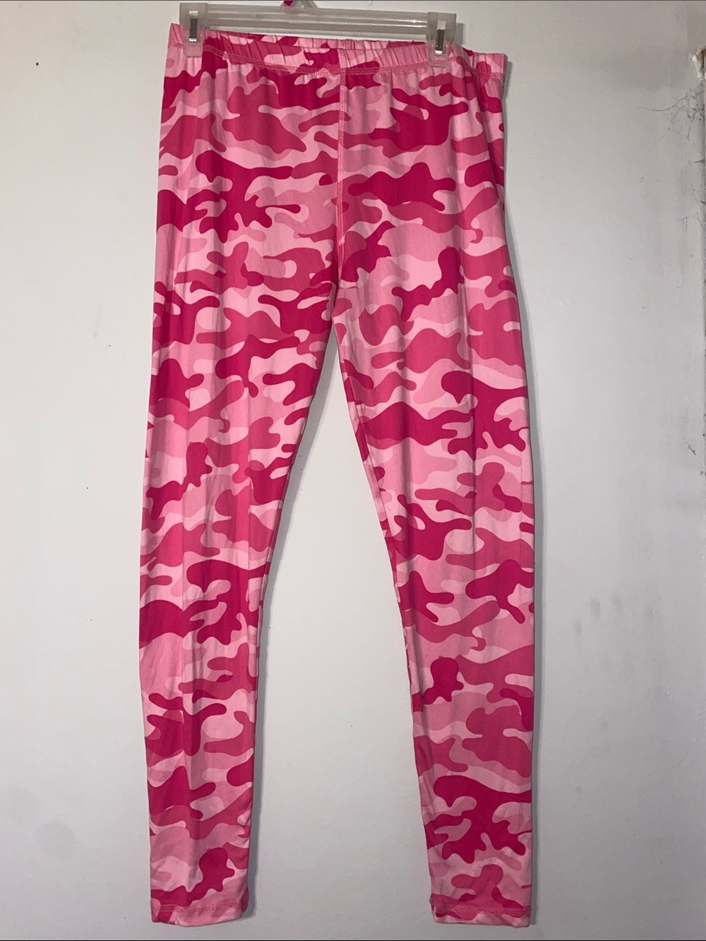 Athletic Works Pink Camo Leggings - Hot & Light Pink